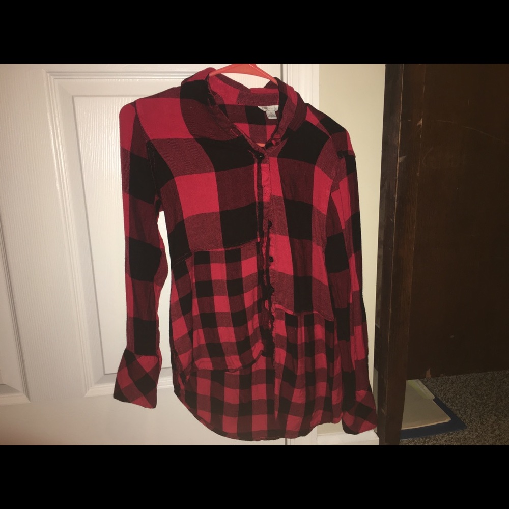 Red Cato flannel